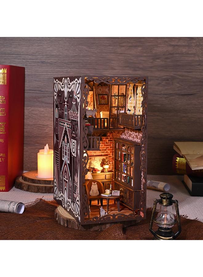 الأزرق جي دبليو Quiya diy House No. 9 Secret Fort 2 Edition 3D مجمعة يدويًا ثلاثية الأبعاد ، نموذج الكتاب ، لعبة إبداعية للرجال والنساء - Image 5