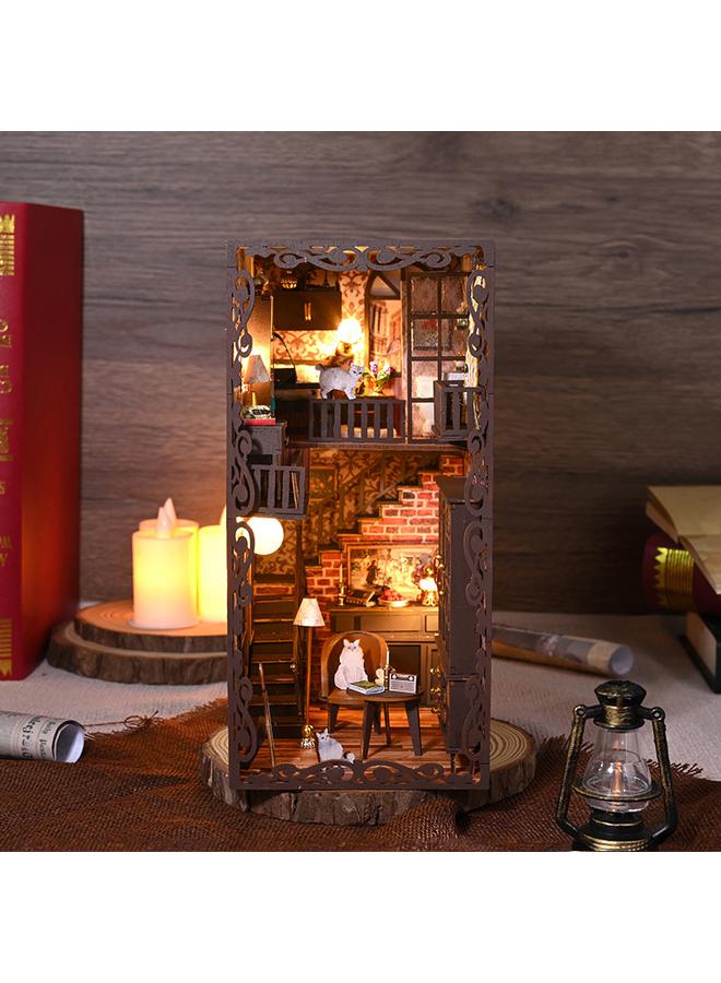 الأزرق جي دبليو Quiya diy House No. 9 Secret Fort 2 Edition 3D مجمعة يدويًا ثلاثية الأبعاد ، نموذج الكتاب ، لعبة إبداعية للرجال والنساء - Image 4