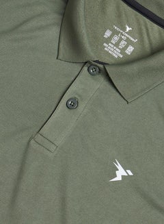 Technosport Men Solid Slim Fit Polo T-Shirt with Technocool by Styli  - Image 4