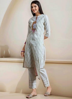 Women Off White Cotton 2 Pcs Kurta Set - zsku/Z449183CAD26E673744FCZ-5/45/1741086754/494015d5-ff1e-4ddd-a82d-f407f046347f