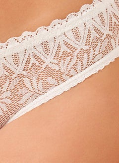 Styli Lace Bikini Briefs with Bow Detail  - Image 3