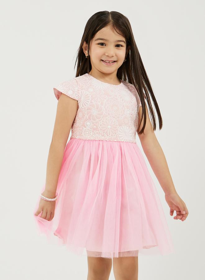 Styli Floral Tulle Dress  - Image 2
