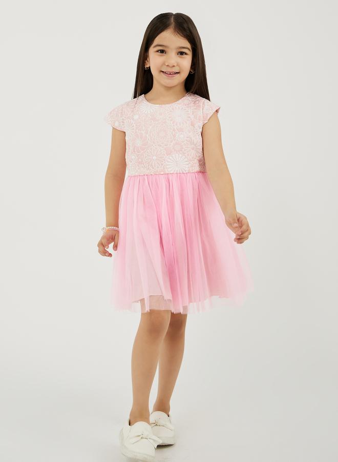 Styli Floral Tulle Dress  - Image 1