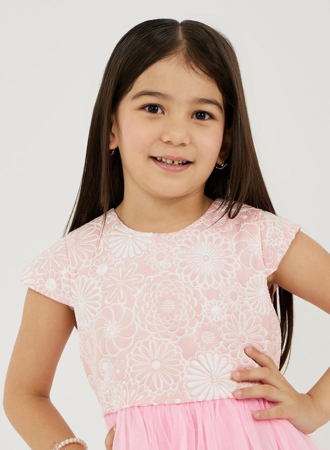 Styli Floral Tulle Dress  - Image 3