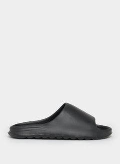 Styli Open Toe Wide Strap Chunk Slides  - Image 1