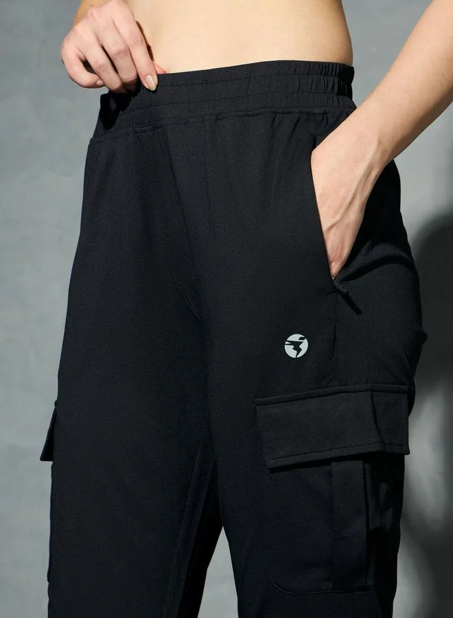 Technosport Technosport Logo Print 4-Way Stretch Joggers