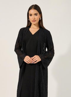 Styli MIDI LENGTH LACE KIMONO WITH FRINGES 120 CM  - Image 3