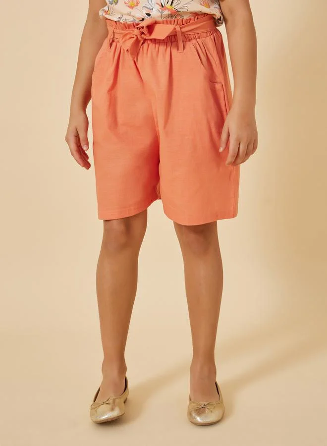 Styli All-Over Flower Print Top with Shorts Set