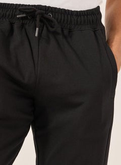 Styli Slim Fit Fleece Joggers with Drawstring  - Image 3