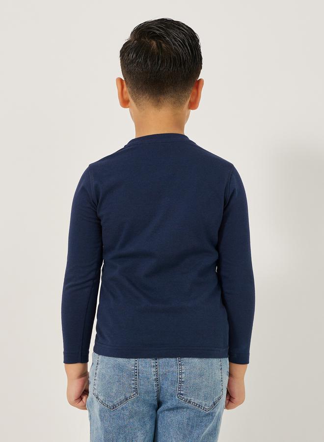 Styli - Solid Round Neck T-Shirt - Image 1