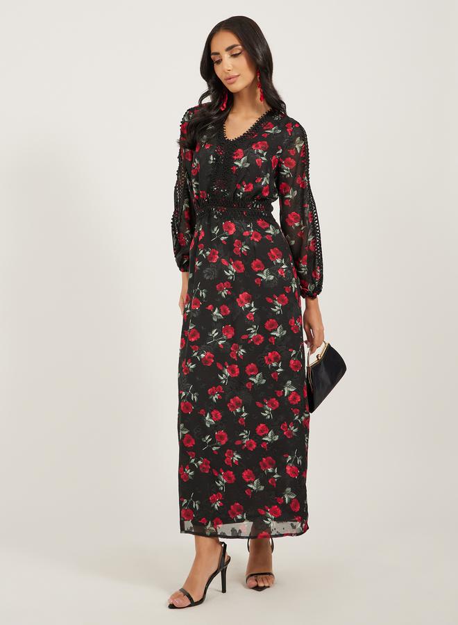 Styli Floral Print Dress  - Image 2