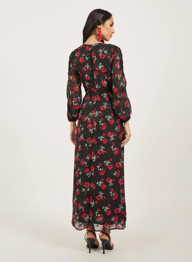 Styli Floral Print Dress