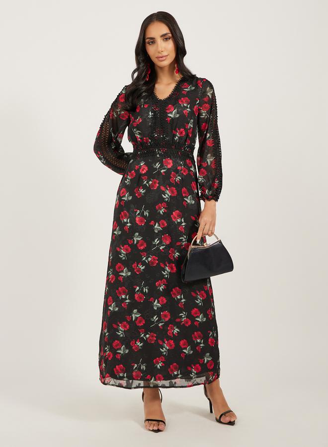 Styli Floral Print Dress  - Image 1