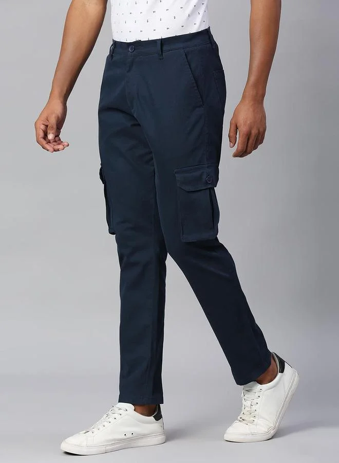 Dennis Lingo Regular Fit Cargos Trousers by Styli