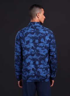 Technosport Men Printed Slim Fit Mock Neck Sports Jacket with TS FLEXI by Styli  - Image 3