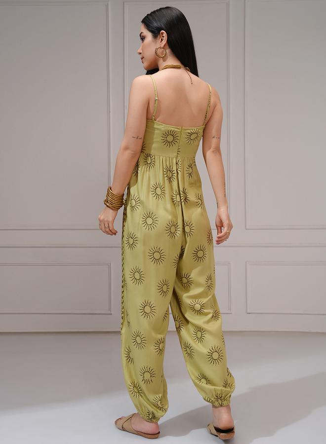 Vishudh - Women Multi-Colored Wide Leg Printed Jumpsuit by Styli - Image 1