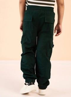 Stylo Bug Solid Drawstring Waist Cargo Joggers by Styli  - Image 5