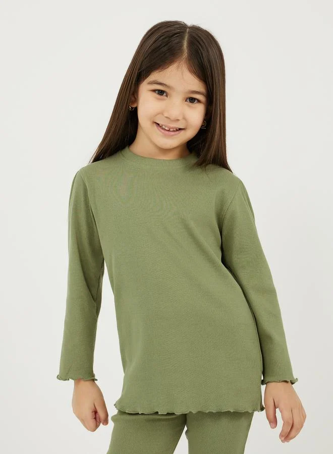Styli Pack of 2 - Printed Long Sleeve T-Shirt