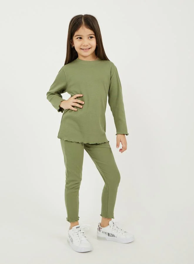 Styli Pack of 2 - Printed Long Sleeve T-Shirt