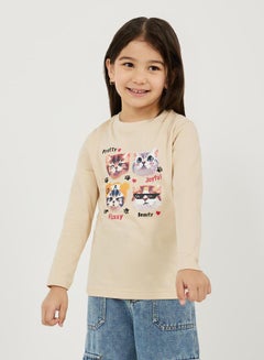 Styli Graphic Print Regular Fit T-Shirt  - Image 2