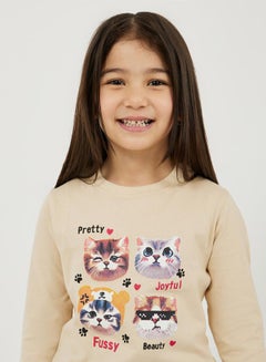 Styli Graphic Print Regular Fit T-Shirt  - Image 4