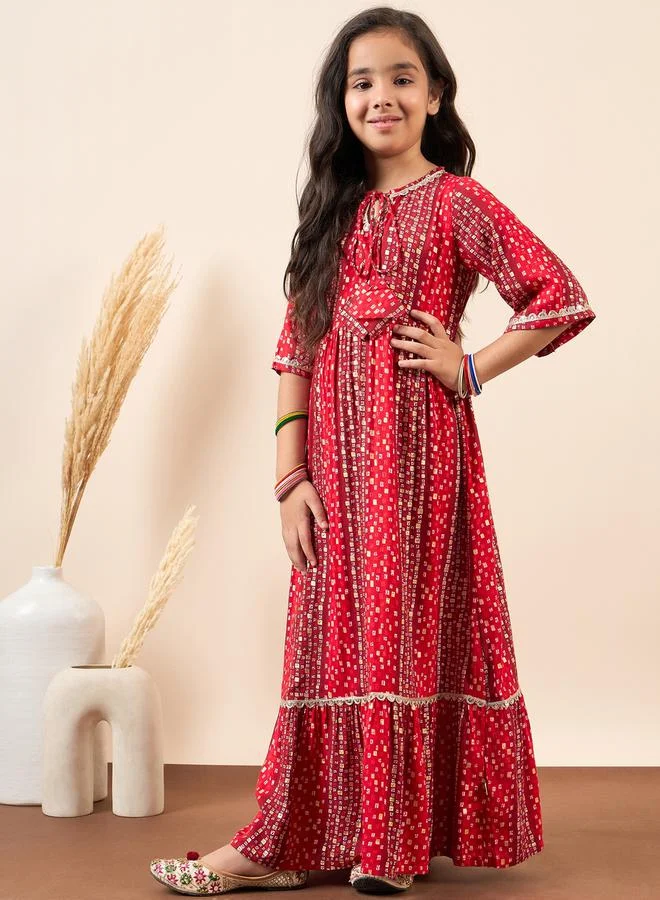 Stylo Bug Printed Maxi Dress