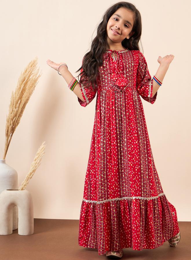 ستايلو بج فستان ماكسي مطبوع - Image 2