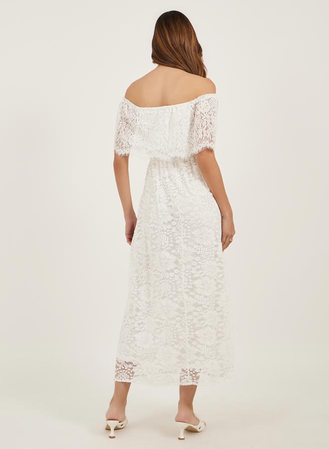Styli Lace Off-Shoulder Dress - Image 5
