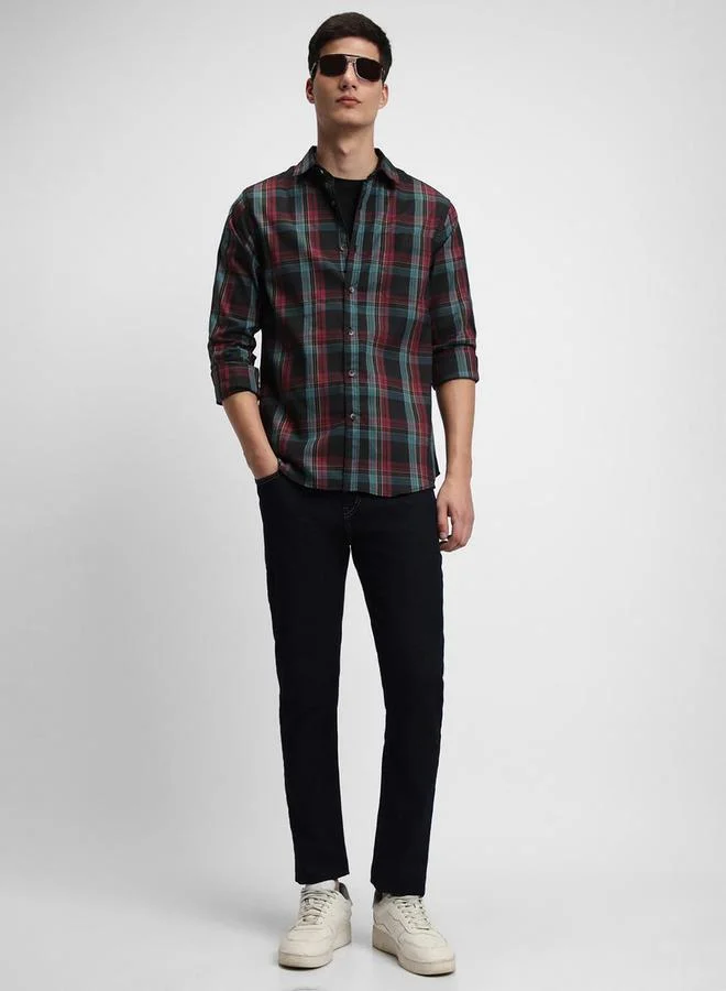 Dennis Lingo Checked Slim Fit Casual Shirt by Styli