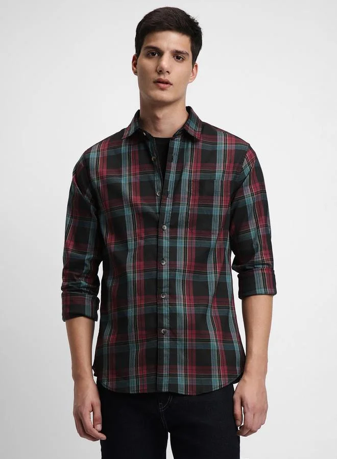 Dennis Lingo Checked Slim Fit Casual Shirt by Styli