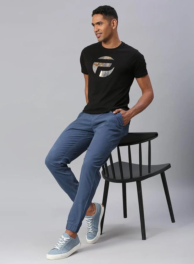 Dennis Lingo Dennis Lingo Cotton Tapered Fit Joggers Trousers