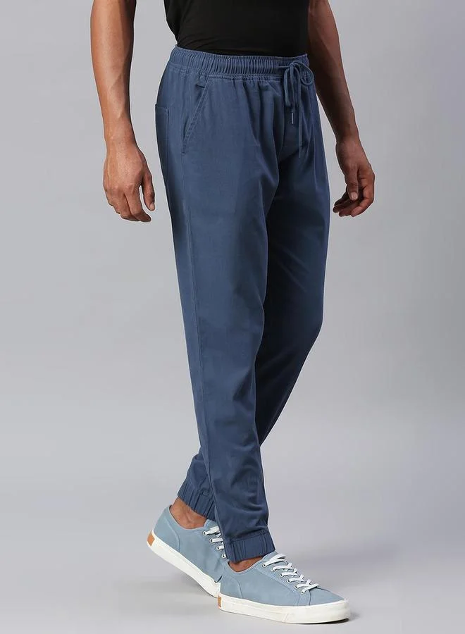 Dennis Lingo Dennis Lingo Cotton Tapered Fit Joggers Trousers