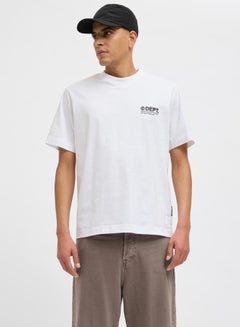 Jack Jones Slogan Print Crew Neck T-Shirt  - Image 1