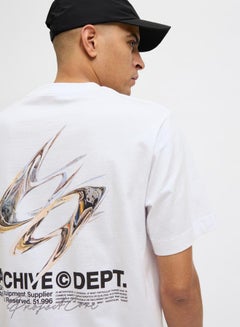 Jack Jones Slogan Print Crew Neck T-Shirt  - Image 2
