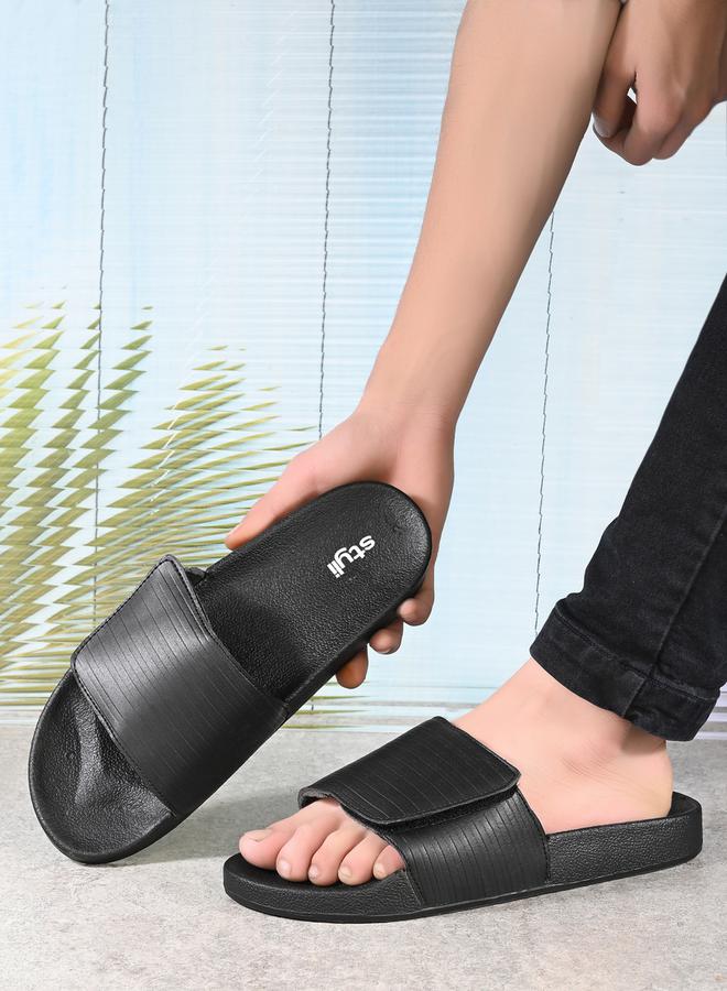 ستايلي شبشب بحزام فيلكرو عريض - Image 2