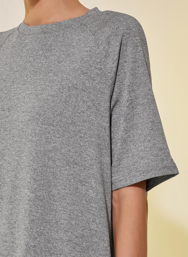 Take Two Round Neck Short Sleeve T-Shirt and Joggers Set - Image 3