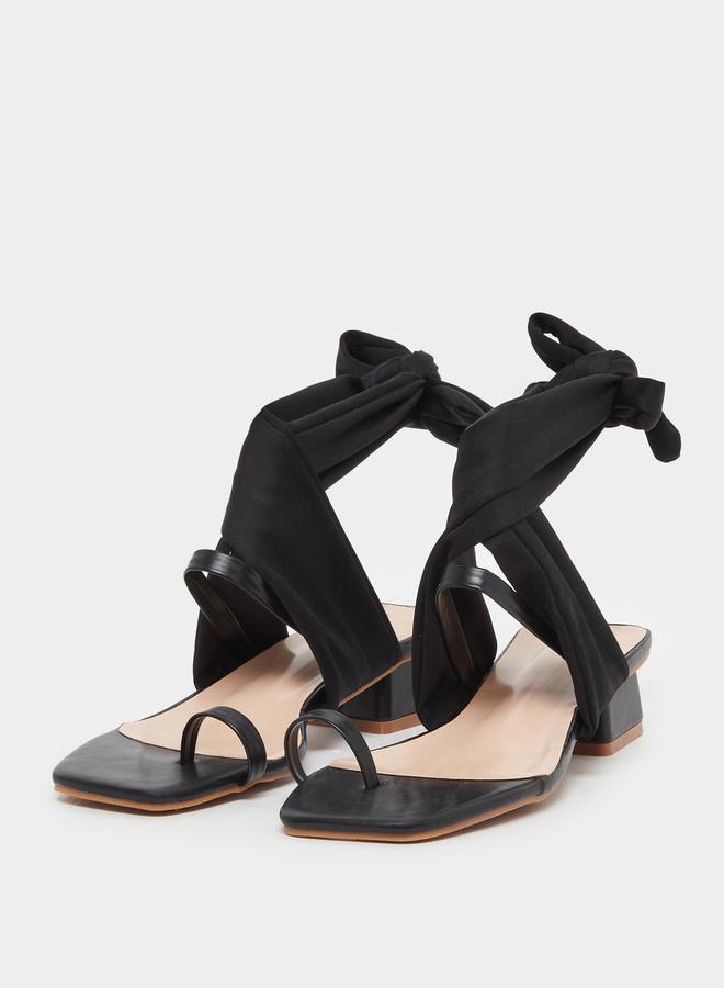 Styli Strappy Block Heel Sandals  - Image 2