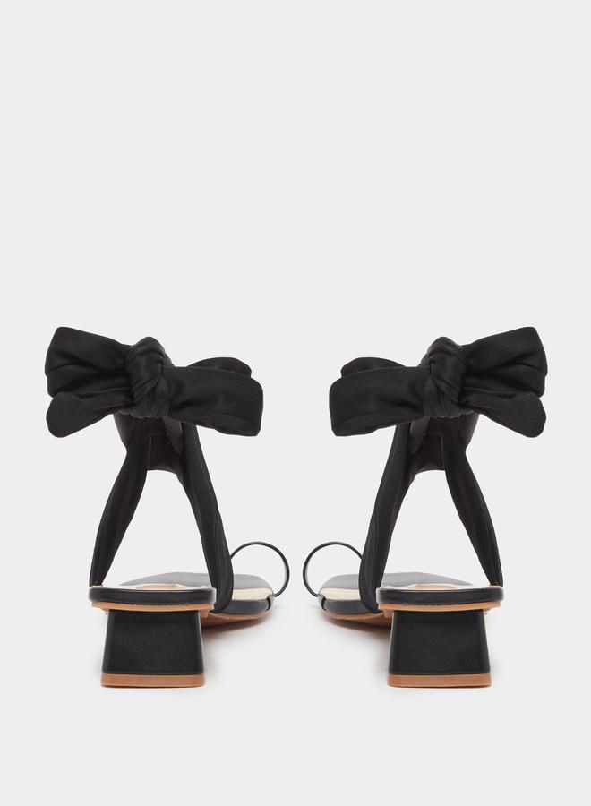 Styli Strappy Block Heel Sandals  - Image 4