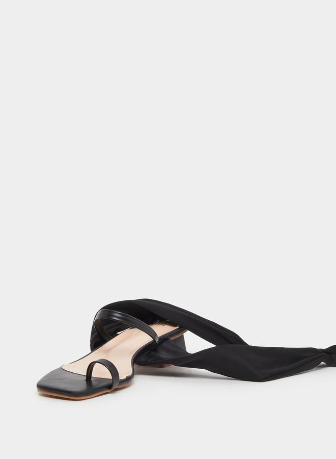 Styli Strappy Block Heel Sandals  - Image 5
