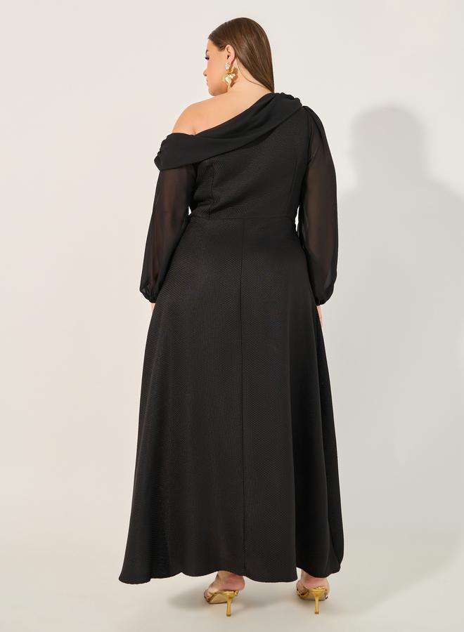 Styli Asymmetric Maxi Dress  - Image 5