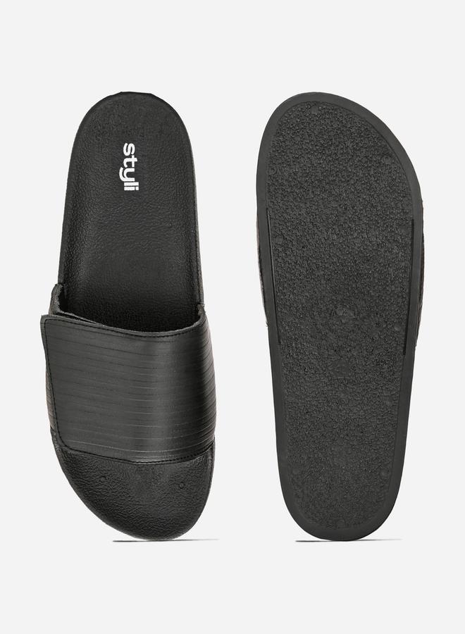 ستايلي شبشب بحزام فيلكرو عريض - Image 4