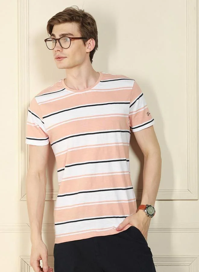 Dennis Lingo Striped Short Sleeves T-Shirt by Styli