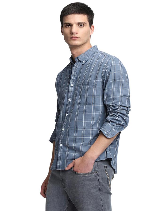 دينيس لينغو قميص كاجوال بأكمام طويلة كاروهات من ستايلي - Image 4