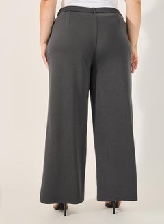 Styli Solid Wide leg tailored trouser  - Image 4