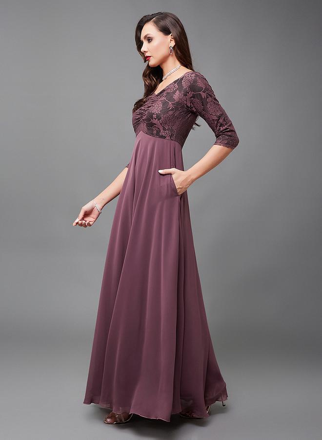 Styli Floral Bodice Maxi Dress - Image 2