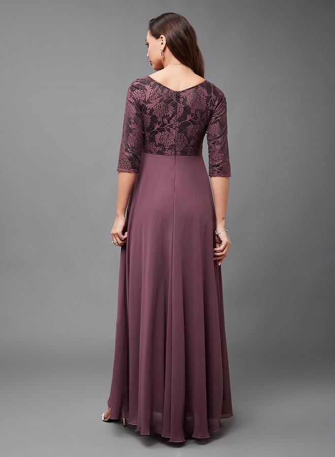 Styli Floral Bodice Maxi Dress - Image 3