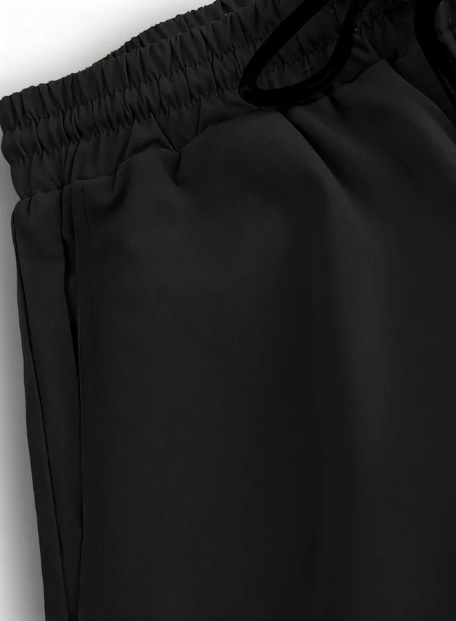 Take Two Solid Spread Collar Short Sleeve Shirt and Trousers Co-Ords by Styli