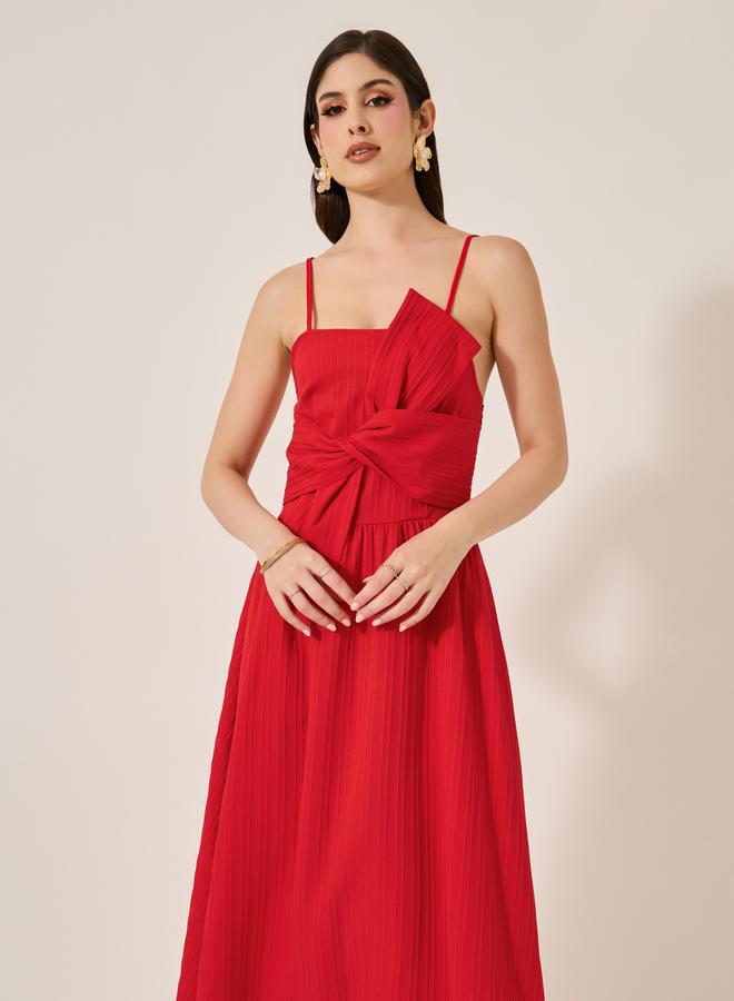 Styli Bow Accent Dress  - Image 3