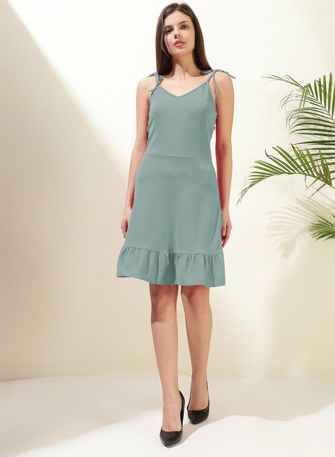 كوتي فستان بحافة مكشكشة - Image 3