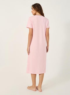 Styli YOKE PLACKET NIGHTDRESS - MIDI  - Image 4